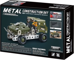 Metalen bouwpakket Militair voertuig met tank