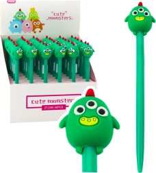 Gel Pen Green Creature with Blue Ink 17 cm 0.5 mm
