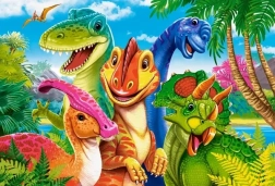 CASTORLAND Puzzle Selfie de dinosaures MAXI 40 pièces