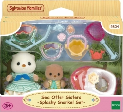 Sylvanian Families soeurs loutres de mer en vacances