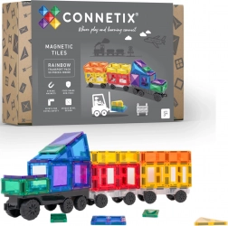 Connetix Rainbow Transport Pack magnetische bouwset 50 stuks