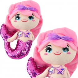 Plush Mermaid with Sequin Tail 28 cm