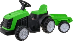 Kindertraptractor met aanhanger – Groen
