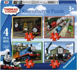 RAVENSBURGER Puzzle Thomas the Tank Engine 4-in-1 (12,16,20,24 pieces)