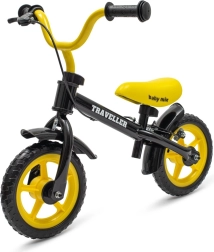 BABY MIX Traveller balance bike with brake, black