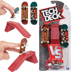 Tech Deck VS Series Krooked fingerboardset met obstakel, 2 stuks