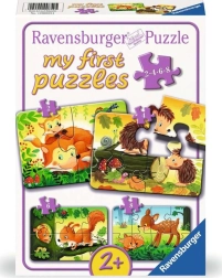Mijn eerste puzzel bosdieren 4v1