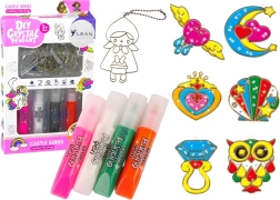 Stained Glass Painting Hangers – Set of 6 with Quick-Drying Paints