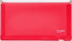 Roze DL Opaline envelop met ritssluiting