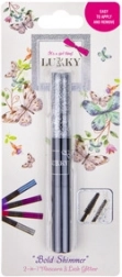2v1 mascara en glitter voor wimpers Lukky