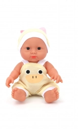 Pop voor kinderen met zacht lichaam en eco-kleding