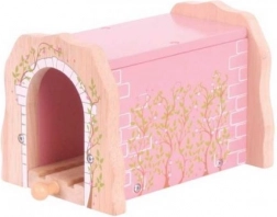 Roze houten spoortunnel BIGJIGS RAIL