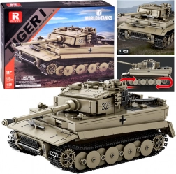 Tiger I Tank Building Set WORLD OF TANKS 1:28 (1138 pieces)
