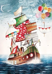 Puzzle Free Ship 1000 Pieces MAGNOLIA