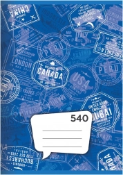 schrift A5, 40 vellen – blanco