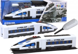 Schroefbare HYPERLOOP-trein met licht, geluid en rails