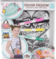 Kleurentas met textielstiften