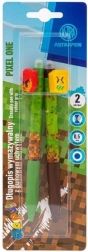 Uitwisbare pennen ASTRA Pixel One, 2 stuks (kleurenmix)