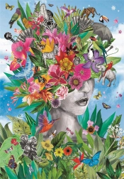 Puzzel 500 stukjes – Hoofd in de jungle CLEMENTONI