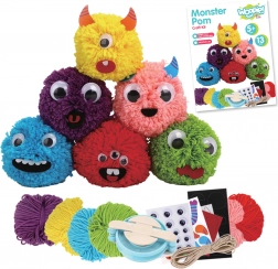 Creatieve set voor het maken van monsterpompons - Woopie Art&Fun