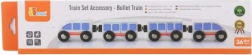 Houten hogesnelheidstrein voor houten treinbaan, 29 cm