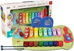 Children's Musical Keyboard and Xylophone with Illuminated Keys