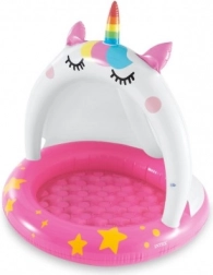 Piscine gonflable pour enfants avec auvent – Licorne INTEX