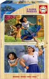 Educa puzzle en bois Encanto 2×50 pièces