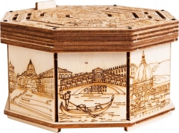 Houten puzzeldoos Secret Maze Box