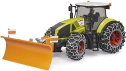 Bruder tractor Claas Axion 950 met sneeuwkettingen en schuifblad