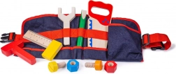 Bigjigs Toys wooden tools on a kids’ belt