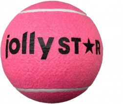 Tennisbal XXL JollyStar roze