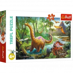Puzzle Trefl Dinosaures 60 pcs
