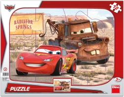 Dino Puzzle Cars: Bliksem & Takel 12 stukjes