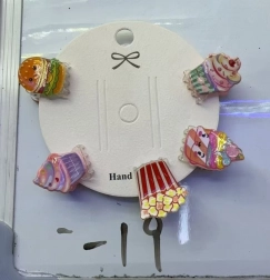 Haarspeldjes - snoepjes, set van 5 stuks