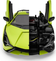 Lamborghini Sian groen model 1:18 van Rastar - radiografisch bestuurbare auto met bodykit