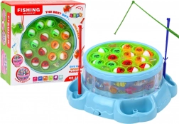 Jeu Cannes à pêche Lumières Sons Bleu