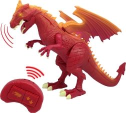 Krachtige lopende draak met licht- en geluidseffecten Dragon-i Toys