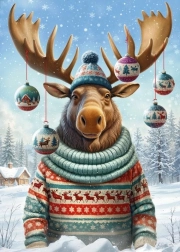 Cherry Pazzi puzzle Moose Be Love 500 pieces