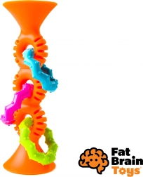 Fat Brain rammelaar pipSquigz Loops oranje