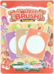 Waterverf dinosaurus – kleurenset met waterkwast