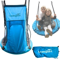 Kinder hangmat tent Nest blauw 90-100cm