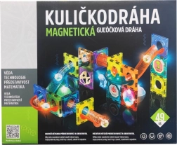 Magnetische Knikkerbaan met Licht 49 stuks