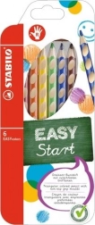 STABILO EASYstart set kleurpotloden voor rechtshandigen, 6 stuks