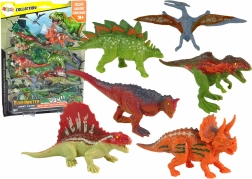 Set dinosaurusspeelgoed 6 stuks kleurrijk
