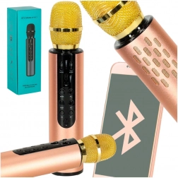 Draadloze karaokemicrofoon met Bluetooth en luidspreker voor kinderen – Goud