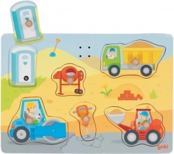 GOKI Wooden Sound Puzzle at the Construction Site