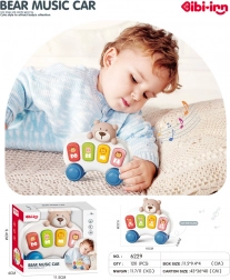 Muzikale mini-piano met beertje voor de allerkleinsten