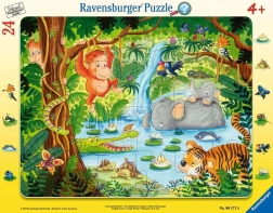 Ravensburger puzzel Junglevrienden 24 stukjes
