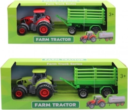 Tractor met aanhanger voor kinderen